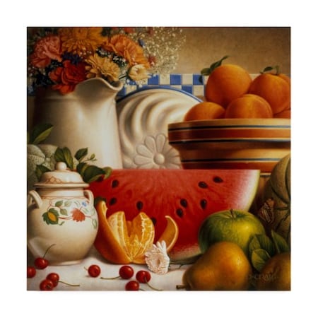 Dan Craig 'Country Fruit' Canvas Art,35x35